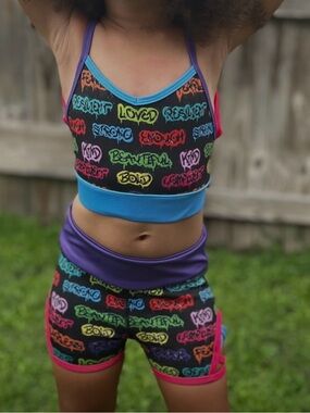 Girls Affirmations Active Set (Adult Small) by S.E. & ME